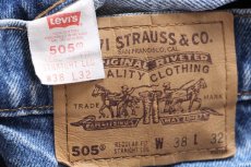 画像6: 90s メキシコ製 Levi'sリーバイス 505 デニムパンツ W38 L32★157 (6)