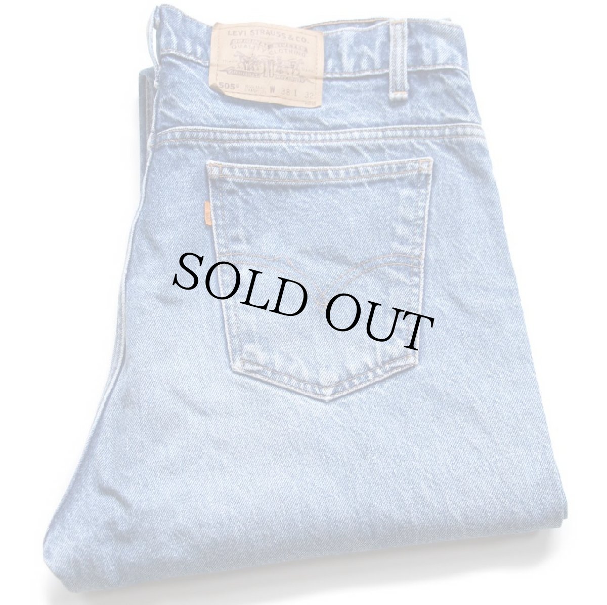 画像1: 90s メキシコ製 Levi'sリーバイス 505 デニムパンツ W38 L32★157 (1)