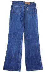 画像3: 90s USA製 Levi'sリーバイス 517 デニムパンツ ヒゲ W34 L33★89 ブーツカット (3)