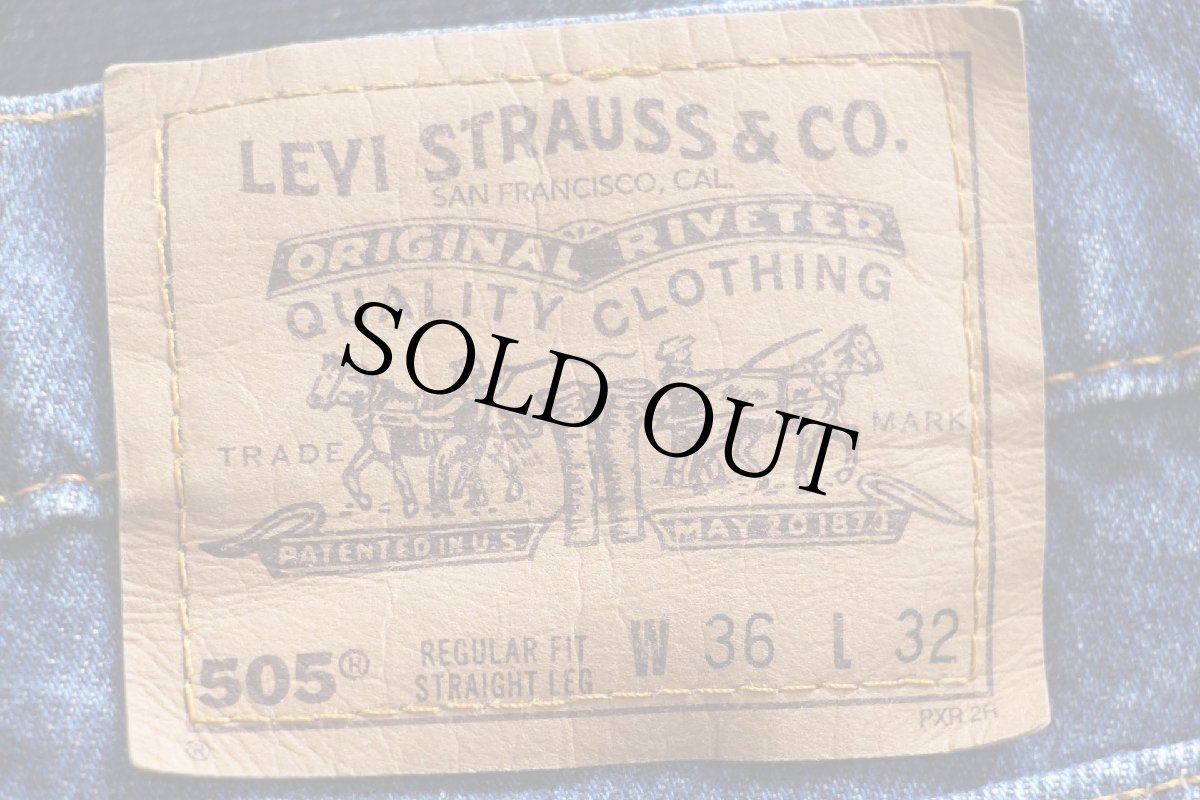 画像6: 90s USA製 Levi'sリーバイス 505 デニムパンツ W36 L32★156 (6)