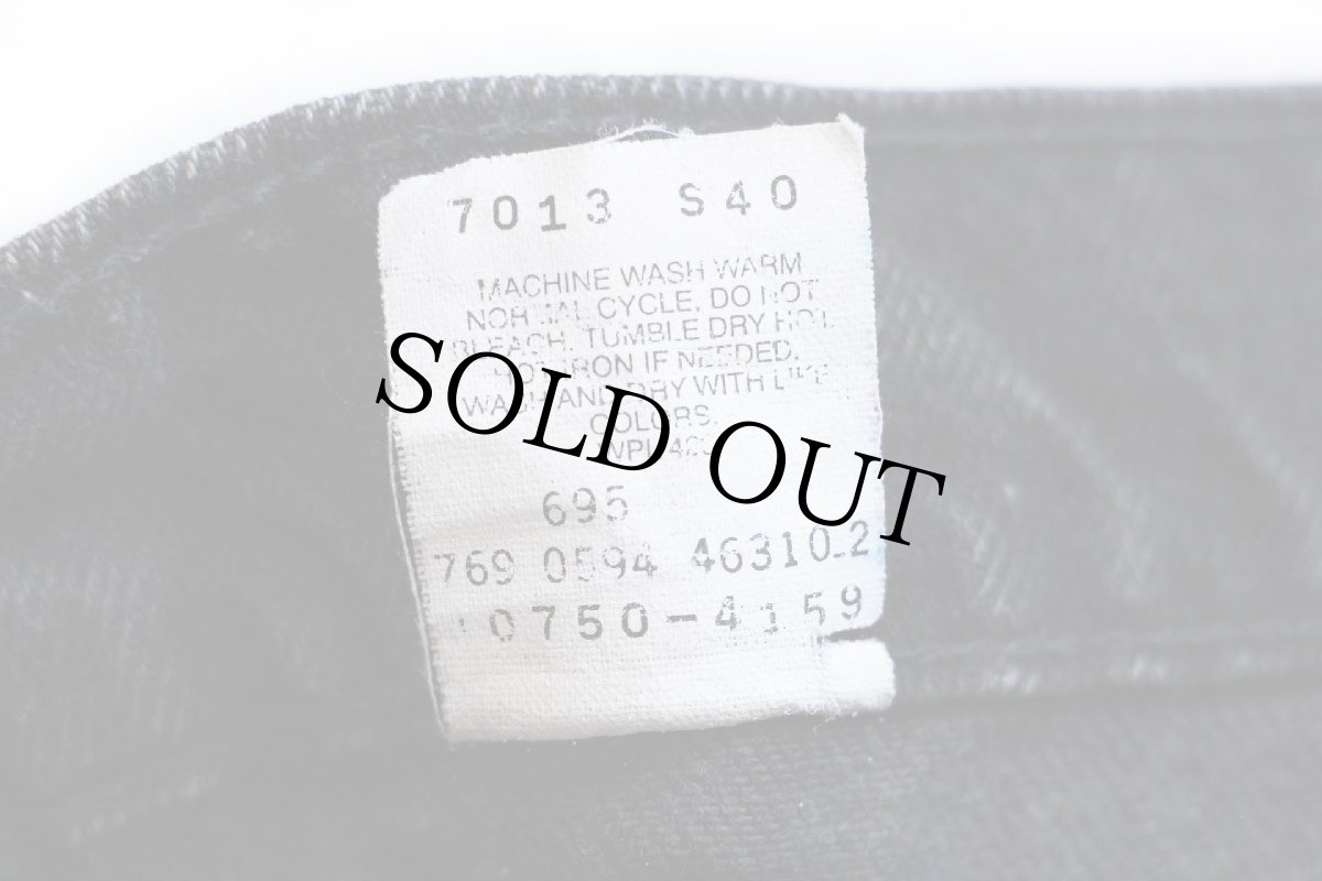 画像7: 90s メキシコ製 Levi'sリーバイス 550 ブラック デニムパンツ W27 L28 STUDENT (7)