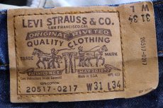 画像6: 80s USA製 Levi'sリーバイス 517 デニムパンツ W31 L34★88 ブーツカット (6)
