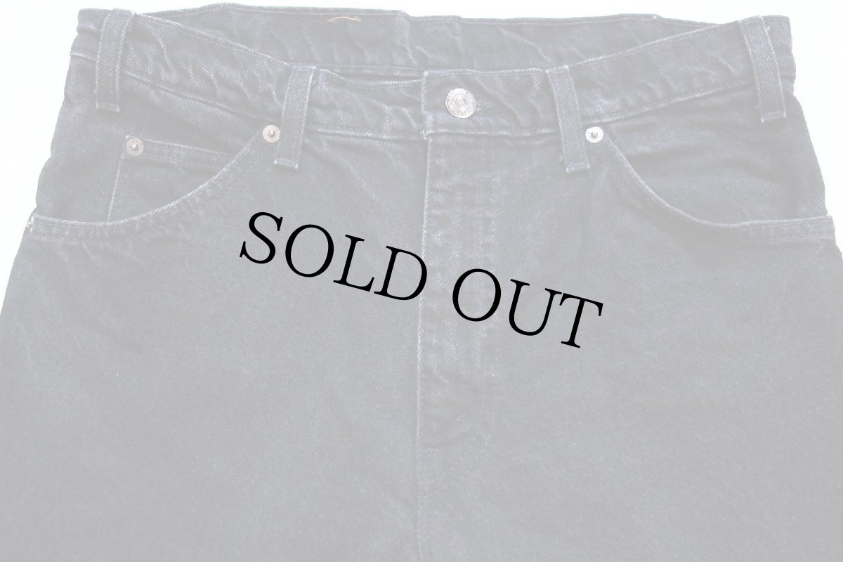 画像4: 90s USA製 Levi'sリーバイス 550 ブラック デニムパンツ W32 L30 (4)