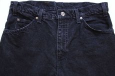画像4: 90s USA製 Levi'sリーバイス 550 ブラック デニムパンツ W32 L30 (4)