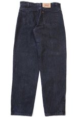 画像3: 90s USA製 Levi'sリーバイス 550 ブラック デニムパンツ W32 L30 (3)