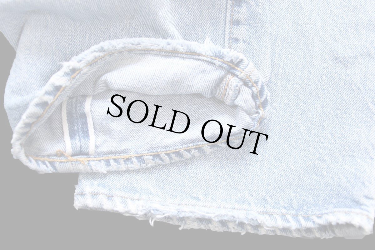 画像11: 70s USA製 Levi'sリーバイス 501 66後期 デニムパンツ ボロ W28 (11)