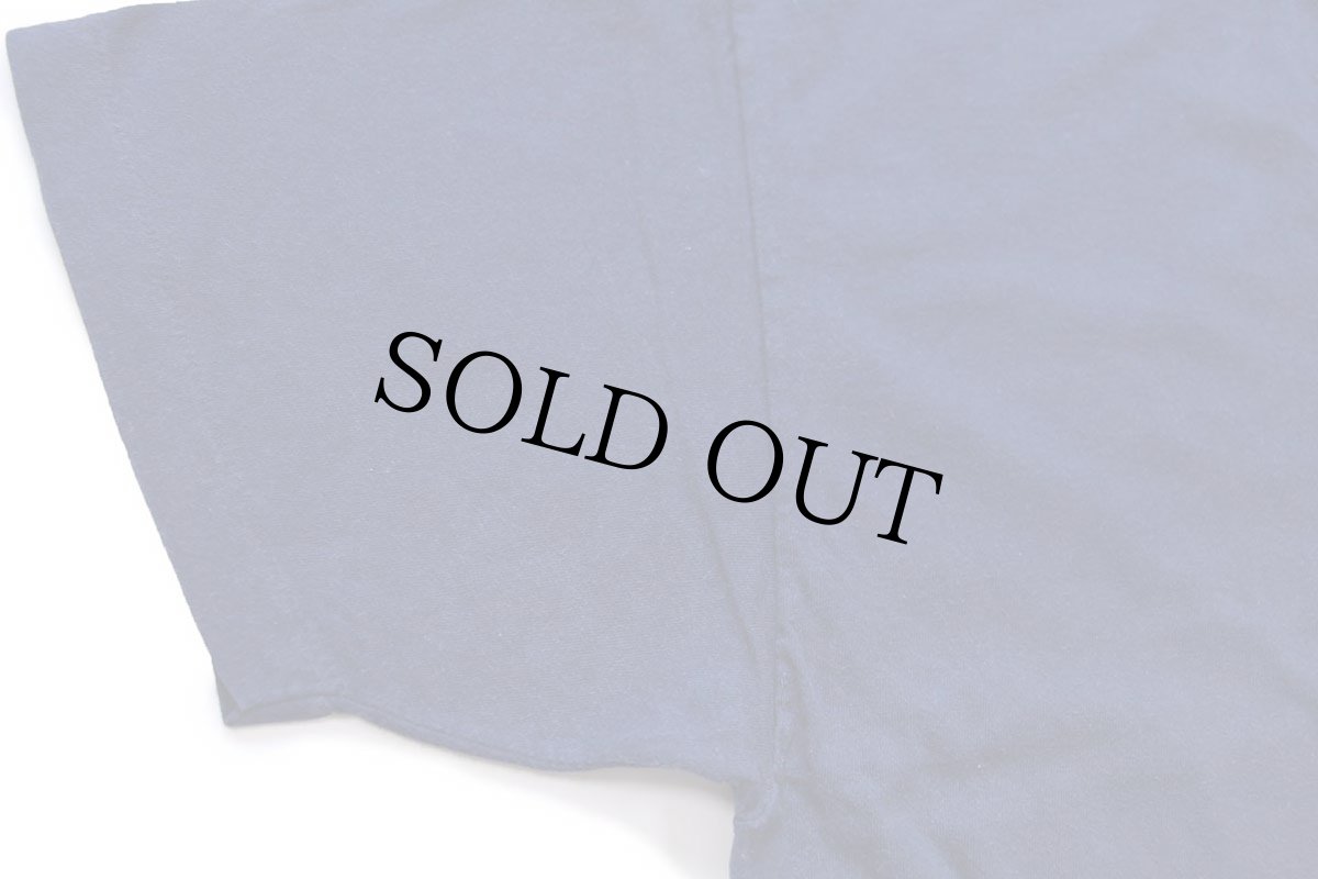 画像6: 90s USA製 Hanes 無地 コットン ポケットTシャツ 紺 XL (6)