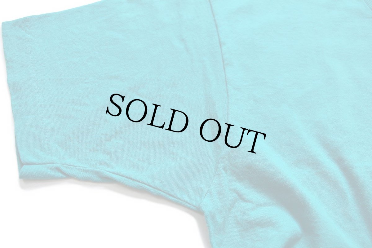 画像5: 90s USA製 BVD 無地 コットン ポケットTシャツ エメラルドグリーン XL (5)