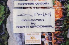 画像5: 90s ハワイ製 Guy Buffet COLLECTION by REYN SPOONER レインスプーナー マリーナ 総柄 アート オープンカラー コットン アロハシャツ XL (5)