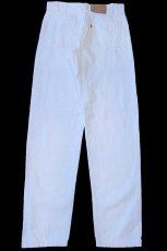 画像3: 90s USA製 Levi'sリーバイス 550 ホワイト デニムパンツ W32 L34★10 (3)