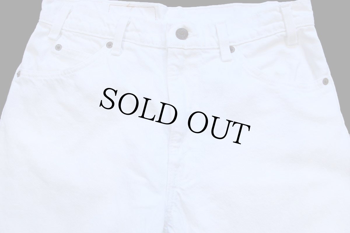 画像4: 90s USA製 Levi'sリーバイス 550 ホワイト デニムパンツ W32 L34★10 (4)
