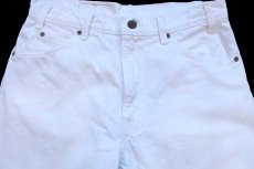 画像4: 90s USA製 Levi'sリーバイス 550 ホワイト デニムパンツ W32 L34★10 (4)