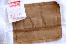 画像6: 90s USA製 Levi'sリーバイス 550 ホワイト デニムパンツ W31 L30★11 (6)