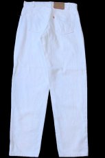画像3: 90s USA製 Levi'sリーバイス 550 ホワイト デニムパンツ W31 L30★11 (3)