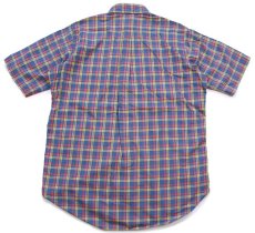 画像2: 70s Brooks Brothersブルックスブラザーズ 6ボタン マドラスチェック ボタンダウン 半袖 コットンシャツ 15 (2)
