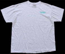 画像2: 90s USA製 SOUTHWEST AIRLINES 飛行機 コットンTシャツ 杢ホワイト XL (2)