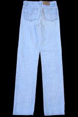 画像3: 80s USA製 Levi'sリーバイス 705 デニムパンツ アイスブルー W28 L34 STUDENT (3)