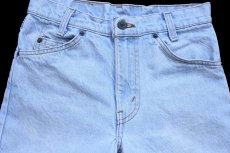 画像4: 80s USA製 Levi'sリーバイス 705 デニムパンツ アイスブルー W28 L34 STUDENT (4)