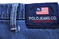 画像6: 00s POLO JEANS ポロ ジーンズ ラルフローレン ペンキ飛び デニム ペインター ショートパンツ 32★ショーツ (6)