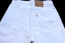 画像5: 90s USA製 Levi'sリーバイス 550 ホワイト デニムパンツ W31 L30★11 (5)