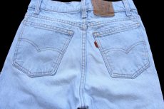 画像5: 80s USA製 Levi'sリーバイス 705 デニムパンツ アイスブルー W28 L34 STUDENT (5)