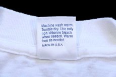 画像5: 90s USA製 JCPenney TOWNCRAFT 無地 コットン ポケットTシャツ 白 M (5)
