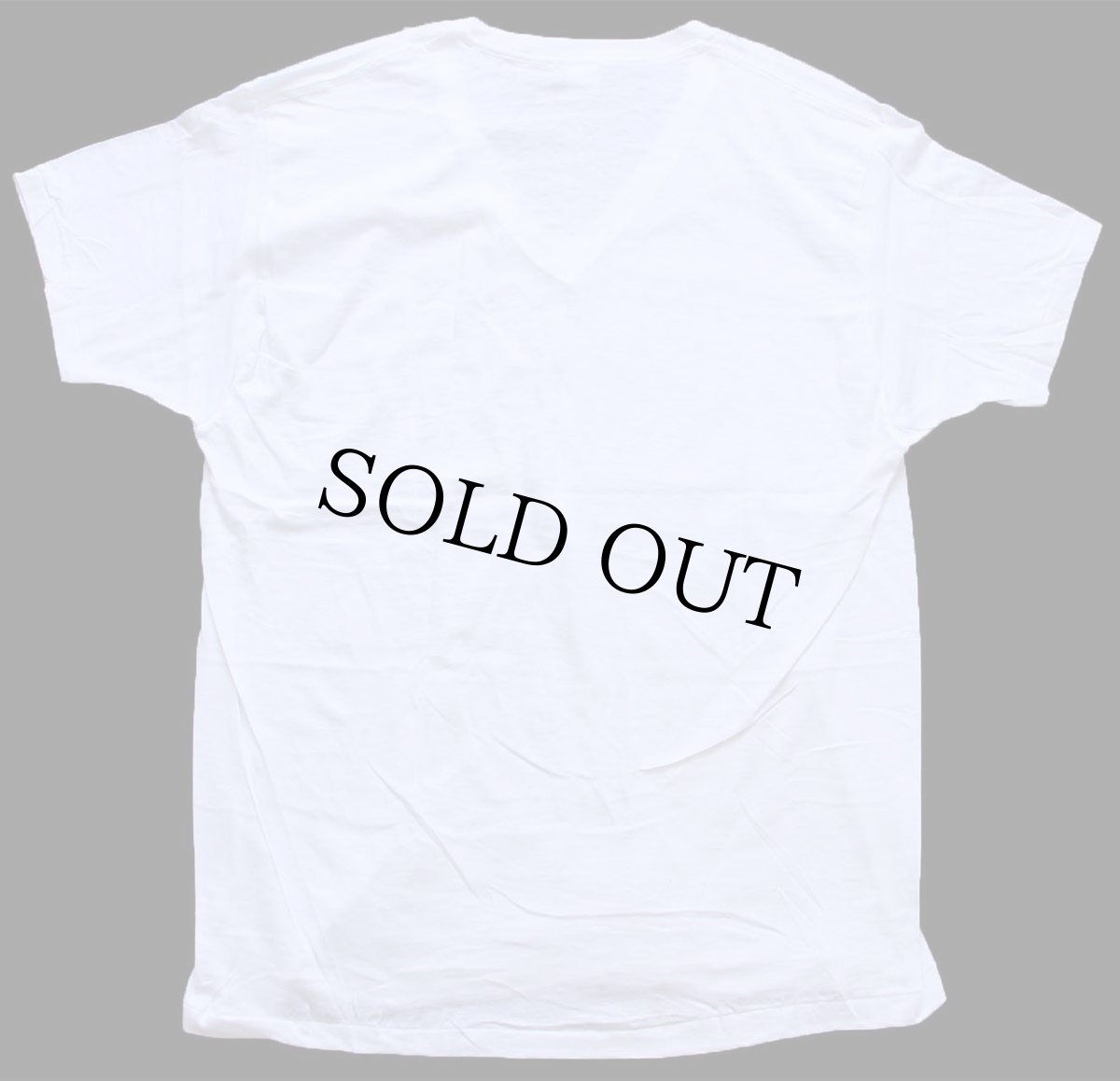 画像3: デッドストック★80s USA製 JOCKEY 無地 Vネック コットンTシャツ 白 XL (3)