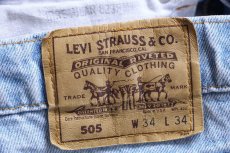 画像6: 90s USA製 Levi'sリーバイス 505 デニムパンツ W34 L34★179 (6)