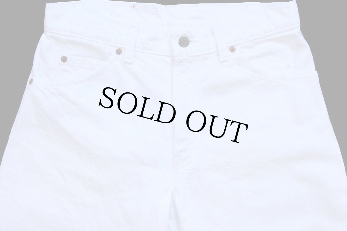 画像4: 90s USA製 Levi'sリーバイス 550 ホワイト デニムパンツ W31 L30★11 (4)