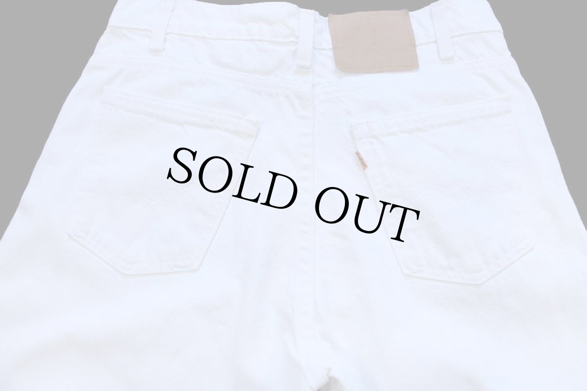 画像5: 90s USA製 Levi'sリーバイス 550 ホワイト デニムパンツ W32 L34★10 (5)
