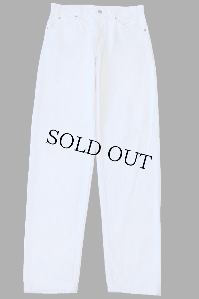 画像2: 90s USA製 Levi'sリーバイス 550 ホワイト デニムパンツ W32 L34★10 (2)