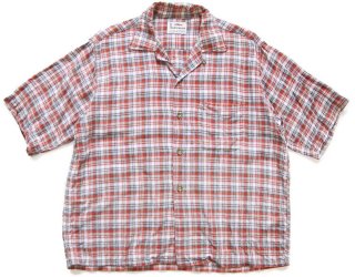 60s Penneys TOWNCRAFT オンブレチェック レーヨンシャツ M