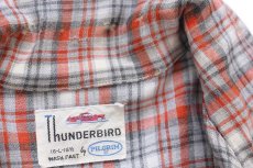 画像4: 60s THUNDERBIRD by PILGRIM ピルグリム チェック 半袖 オープンカラー レーヨンシャツ L (4)