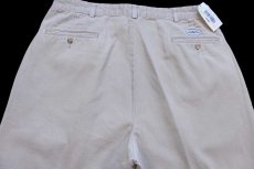 画像5: デッドストック★90s メキシコ製 ポロ ラルフローレン ANDREW PANT ツータック コットン チノパン カーキ W35 L34 (5)