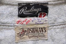 画像4: 50s Rawlings OSHMAN'S SWEENY パッチ付き 13 ナンバリング ウール ベースボールシャツ 42 (4)