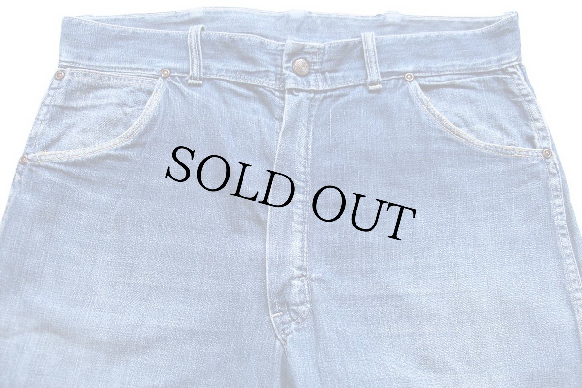 画像4: 50s UNKNOWN インディゴ デニム ペインターパンツ W34 (4)