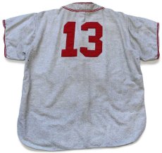 画像2: 50s Rawlings OSHMAN'S SWEENY パッチ付き 13 ナンバリング ウール ベースボールシャツ 42 (2)