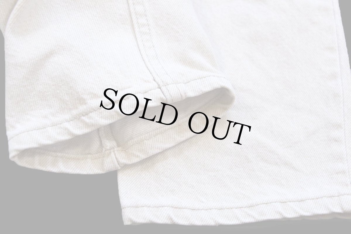 画像9: 90s USA製 Levi'sリーバイス 550 先染め カラーデニムパンツ カーキ W33 L30★12 (9)