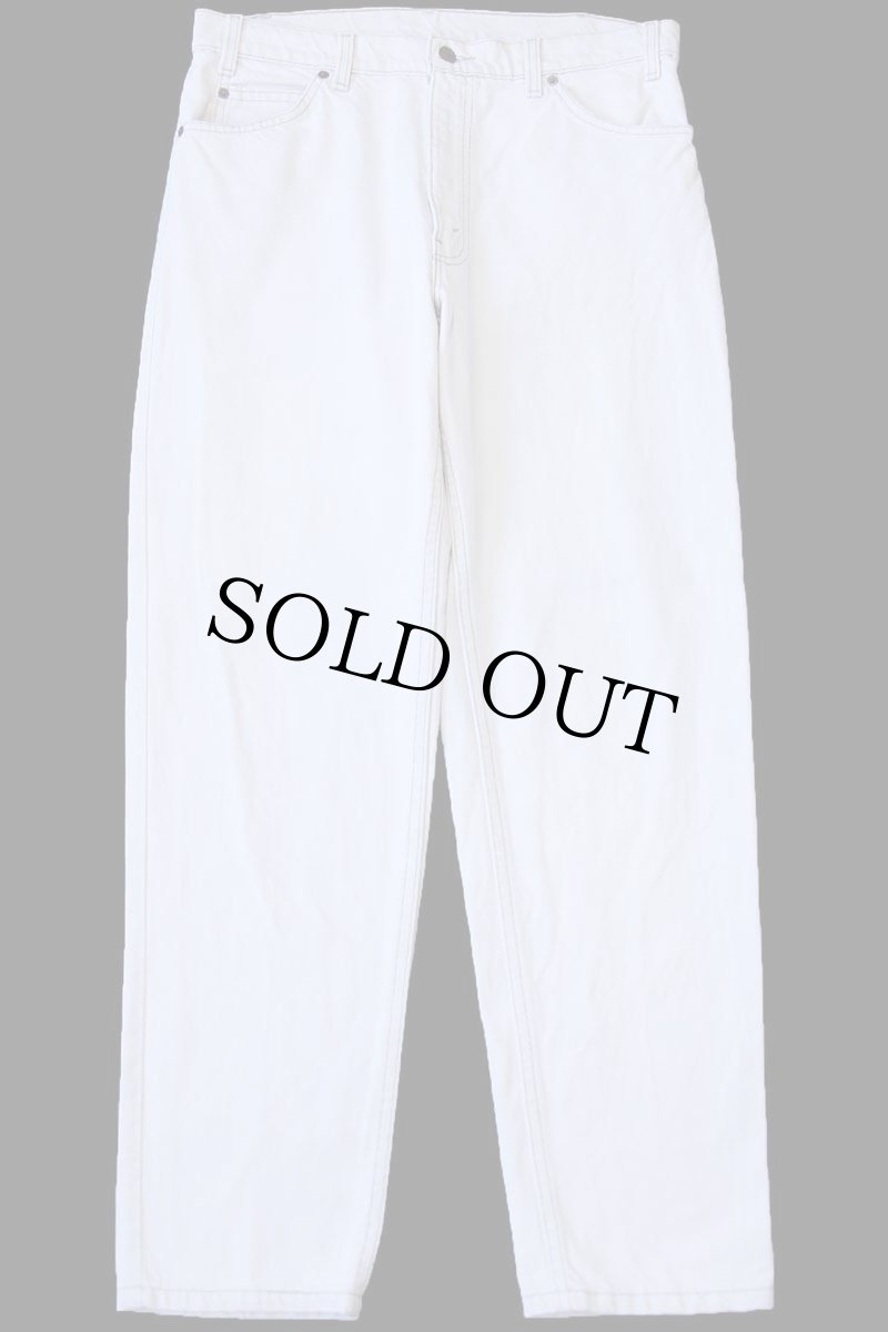 画像2: 90s USA製 Levi'sリーバイス 550 カラーデニムパンツ ベージュ フェード W34 L30★08 (2)