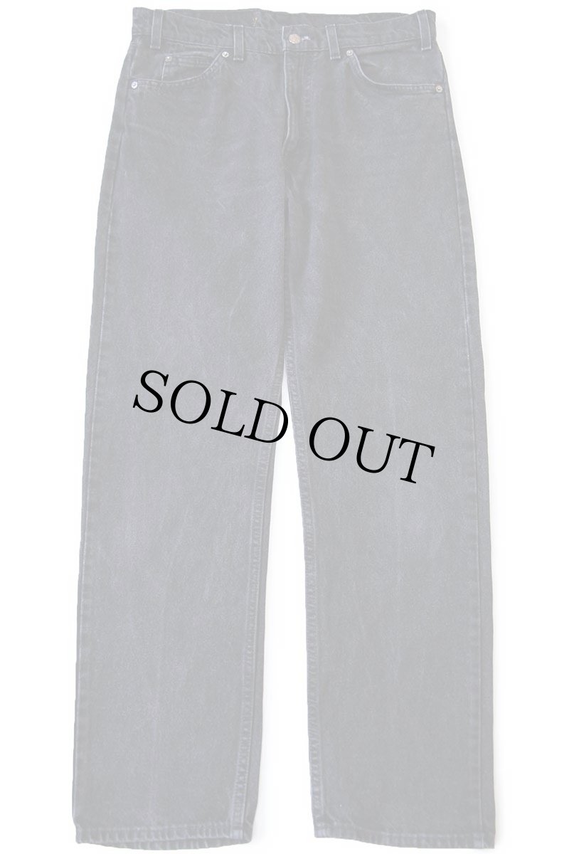 画像2: 90s USA製 Levi'sリーバイス 505 ブラック デニムパンツ W34 L30★01 (2)