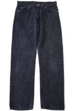 画像2: 90s USA製 Levi'sリーバイス 505 ブラック デニムパンツ W34 L30★01 (2)
