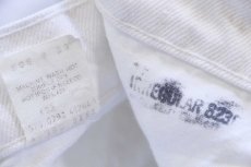 画像7: 90s USA製 Levi'sリーバイス 550 ホワイト デニムパンツ W40★09 (7)