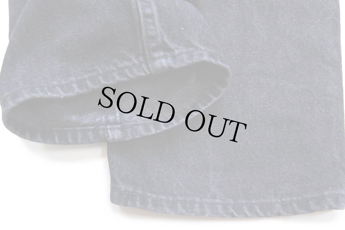 画像8: 90s USA製 Levi'sリーバイス 505 ブラック デニムパンツ W34 L30★01 (8)