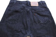 画像5: 90s USA製 Levi'sリーバイス 505 ブラック デニムパンツ W34 L30★01 (5)