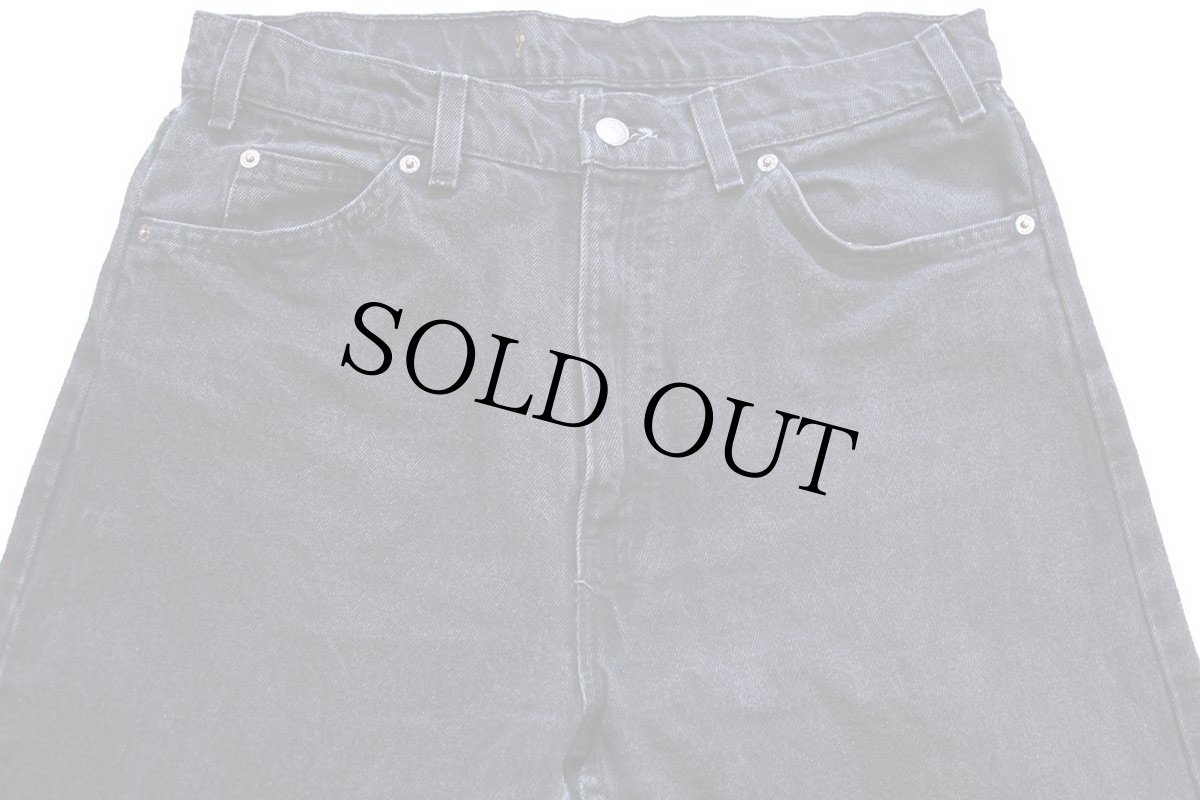 画像4: 90s USA製 Levi'sリーバイス 505 ブラック デニムパンツ W34 L30★01 (4)