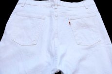 画像5: 90s USA製 Levi'sリーバイス 505 ホワイト デニムパンツ W40 L30 (5)
