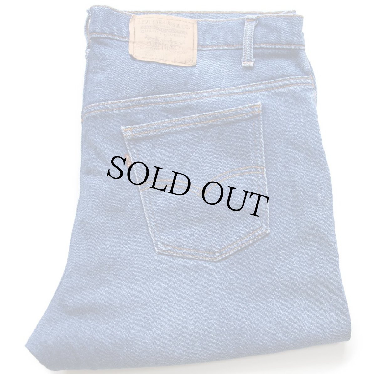 画像1: 80s USA製 Levi'sリーバイス 509 ストレッチ デニムパンツ W42 (1)