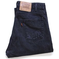 画像1: 90s USA製 Levi'sリーバイス 505 ブラック デニムパンツ W34 L30★01 (1)
