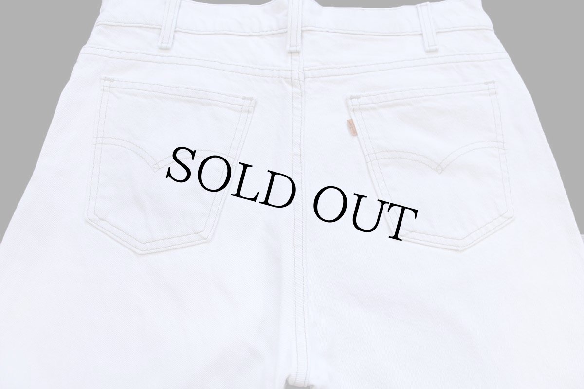 画像5: 90s USA製 Levi'sリーバイス 550 カラーデニムパンツ ベージュ フェード W34 L30★08 (5)