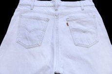 画像5: 90s USA製 Levi'sリーバイス 550 カラーデニムパンツ ベージュ フェード W34 L30★08 (5)